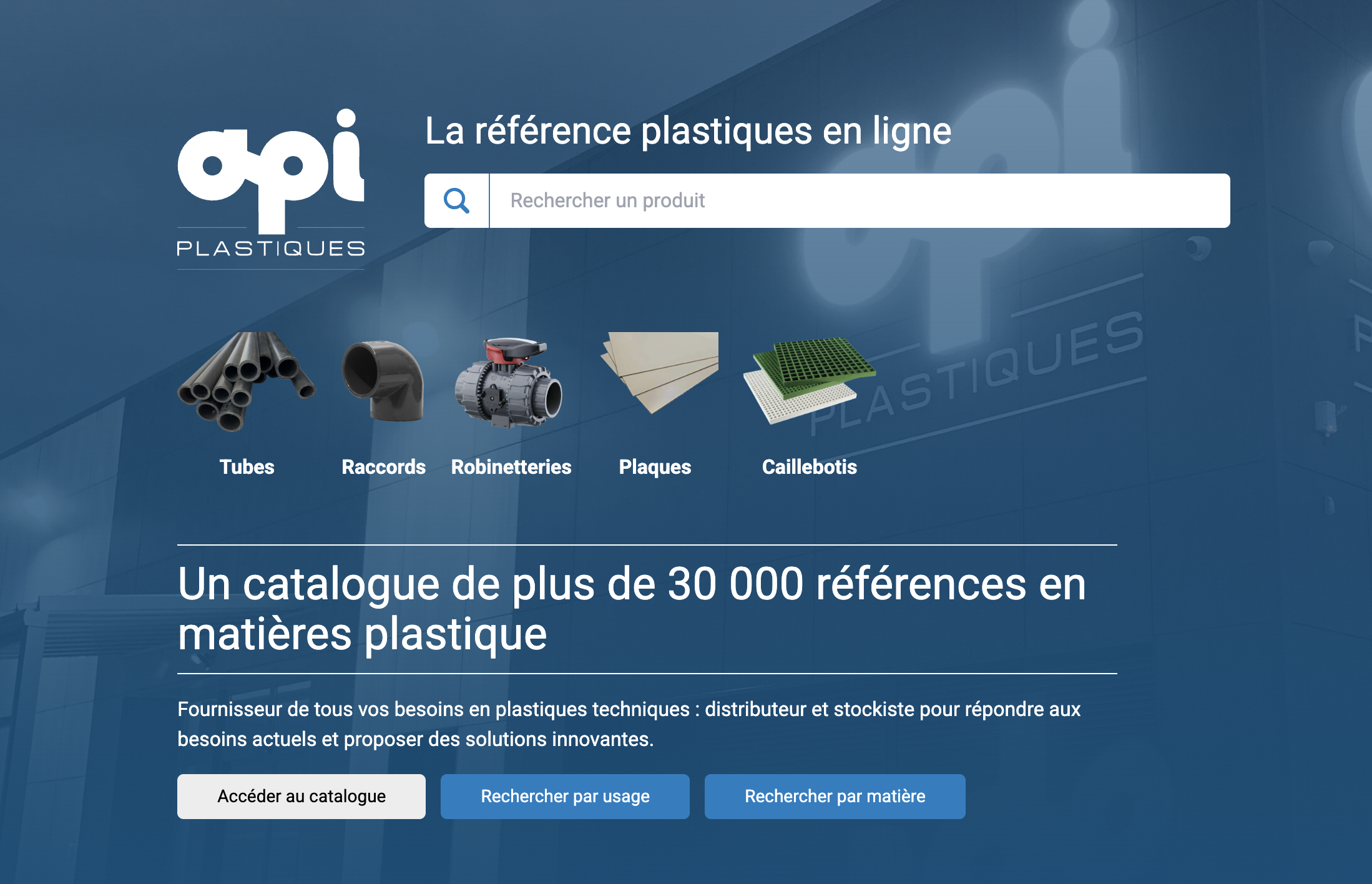 Shop API Plastiques